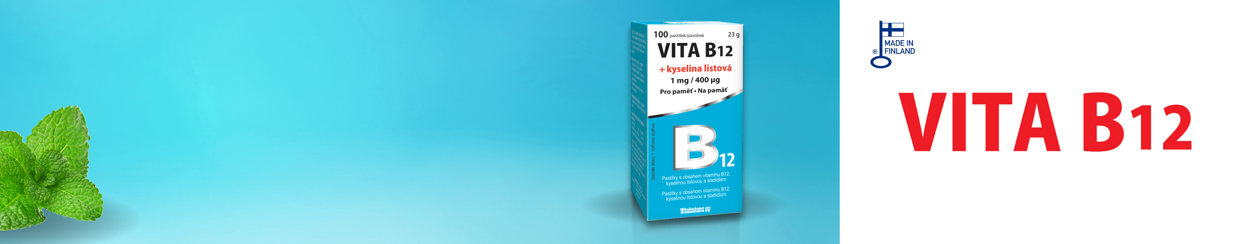 Vita B12 + kyselina listová - VitaB12
